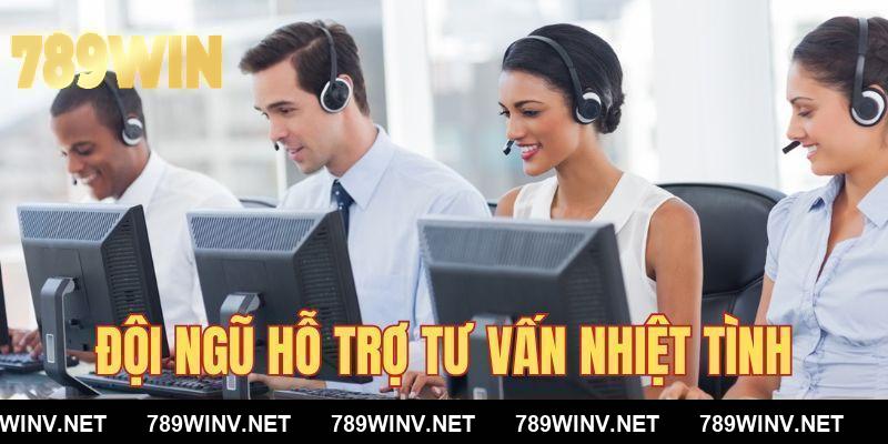 Đội ngũ hỗ trợ 24/7 nhiệt tình và chuyên nghiệp từ 789WIN